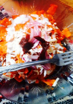 Una foto de Chilaquiles rancheros fáciles
