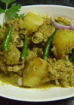 A picture of Ramadan Special - Mutton in Mustard Sauce.