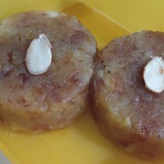 A picture of Potato halwa.
