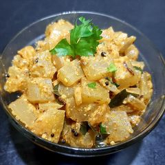 Bottle gourd Sabji A picture of Bottle gourd Sabji.
