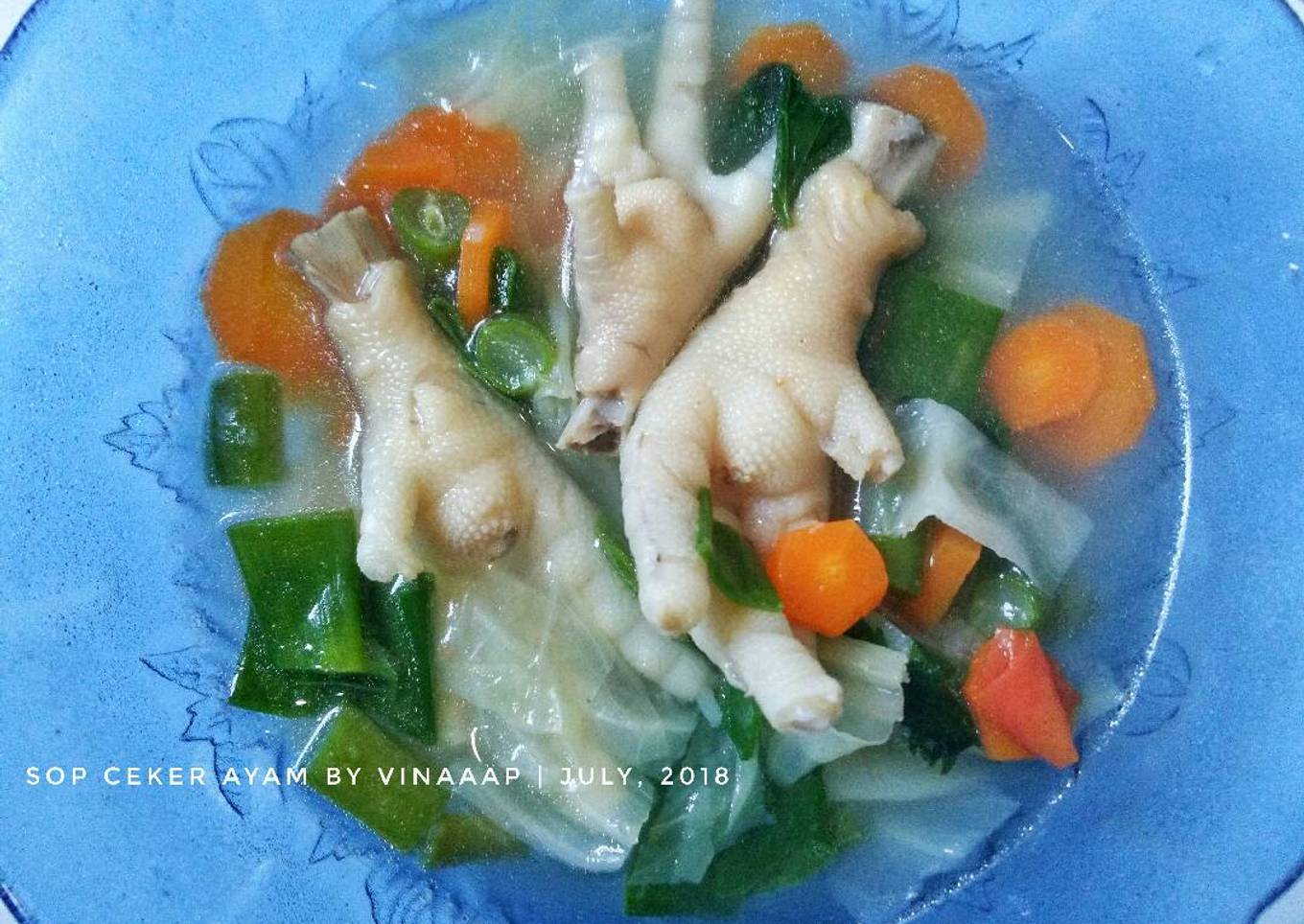 Sop Ceker Ayam
