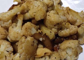 Easy Fast Cooking Black Pepper Cauliflower Restaurant Style