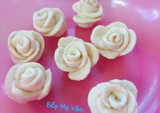 Cách thực hiện bánh hoả hồng hấp đặc sản nổi tiếng Vân Nam thích mắt vô cùng thơm sực ngon