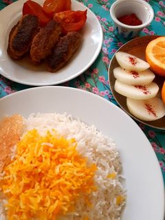 عکسی از دستور کباب مشتی یا زردک اصفهان