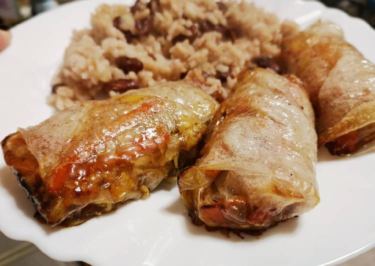 Recipe of Quick Spring Rolls no Forno