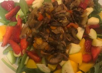 How to Make Tasty Alkaline Mushroom Salad