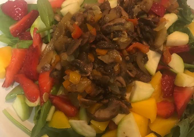 Recipe of Super Quick Homemade Alkaline Mushroom Salad