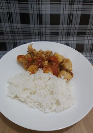 Foto resep Cumi goreng tepung saos padang ala resto
