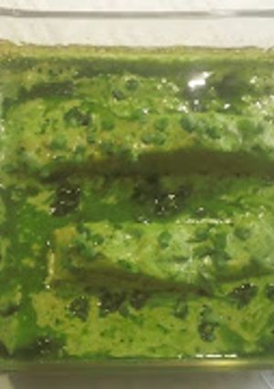 Una foto de Salmón al cilantro