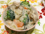 蔬菜雞肉白醬燴飯
