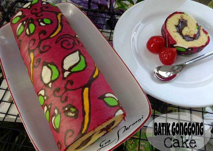 Cara bikin Batik Gonggong Cake (Batik nya Kepri) Cara bikin Batik Gonggong Cake (Batik nya Kepri)