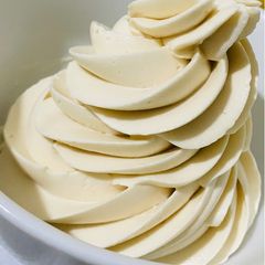 Lemon Swiss Meringue Buttercream A picture of Lemon Swiss Meringue Buttercream.