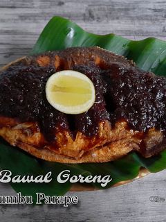 Foto resep Ikan Bawal Goreng Bumbu Parape