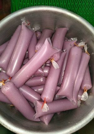 Foto resep Es lilin binguu.