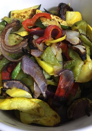 A picture of Easy Roasted Vegetables.