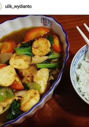 Foto resep Sapo Tahu cah Sayur