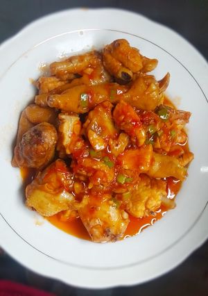 Foto resep Ceker asam manis