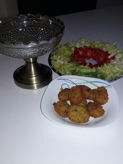 عکسی از دستور فلافل آبادانی