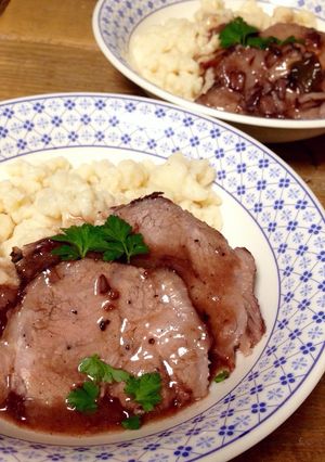 A picture of Pork Sauerbraten (Swabian Style).