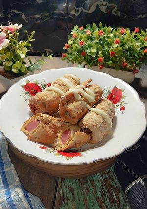 Foto resep Tempe Gulung Sosis Kriuk