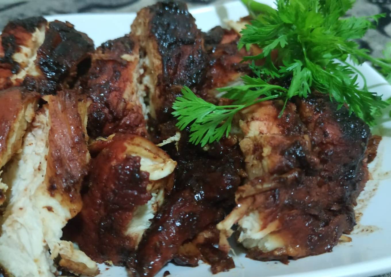 Ayam bakar teflon rasa charsiu