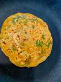 Chilli garlic liquid dough paratha