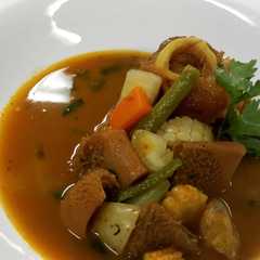 Una foto de Sopa de mondongo