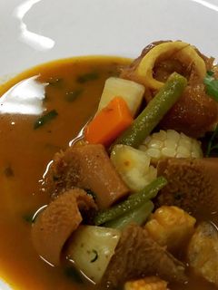 Una foto de Sopa de mondongo