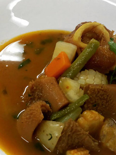 Una foto de Sopa de mondongo