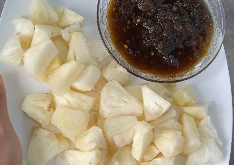 Resep Rujak Nanas Anti Gagal