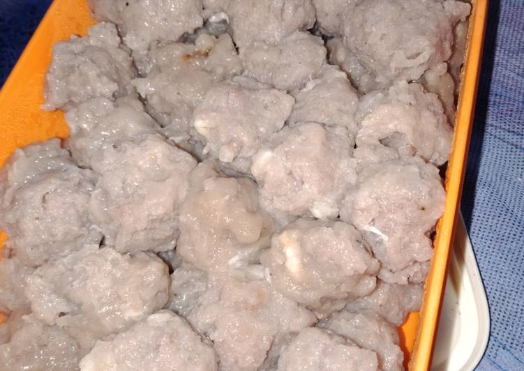 Bakso sapi (pakai blender)