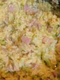 Broccoli, Rice, & Ham Hotdish (Gluten/Dairy Free)