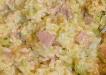 How to Make Delicious Broccoli Rice  Ham Hotdish GlutenDairy Free