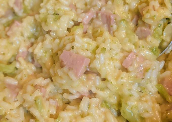 How to Make Quick Broccoli, Rice, & Ham Hotdish (Gluten/Dairy Free)