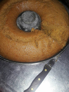 Una foto de Budín de Dulce De Leche