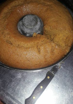 Una foto de Budín de Dulce De Leche