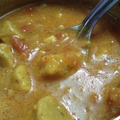 A picture of Gravy wale aloo.