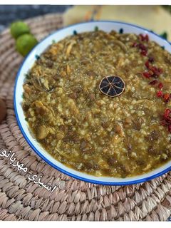 عکسی از دستور سوپ عدس و بلغور