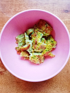 Foto resep Day. 282 Omelet Roti Tawar Hijau (15 month+)