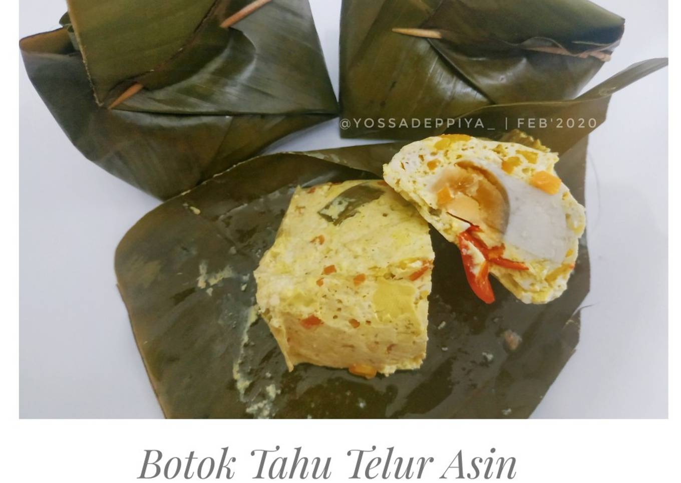 Botok Tahu Telur Asin