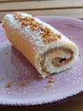 Bracito relleno de crema de speculoos y chocolate blanco