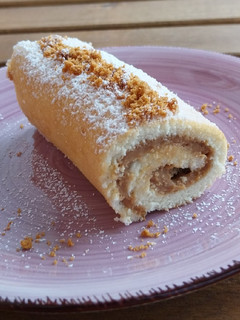 Una foto de Bracito relleno de crema de speculoos y chocolate blanco