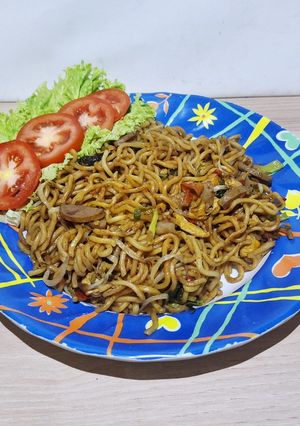 Foto resep Mie Goreng Bakso & Telur