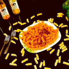 A picture of Red Sauce Pasta.