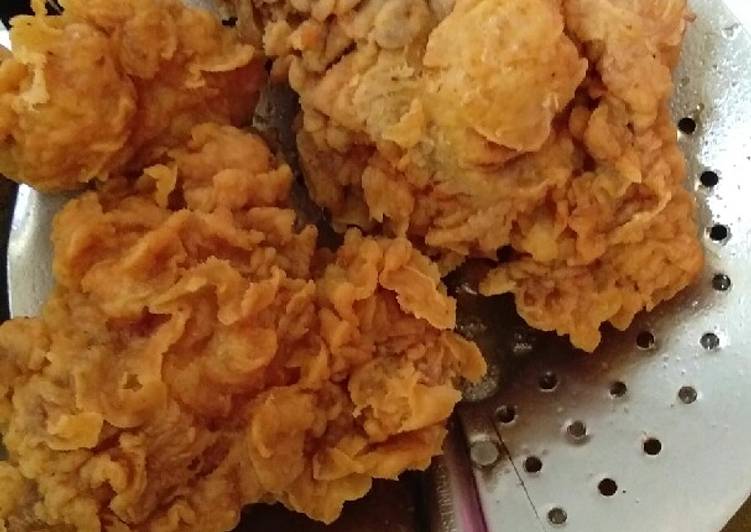 Langkah Mudah untuk Menyiapkan Ayam krispy ala Kfc Anti Gagal