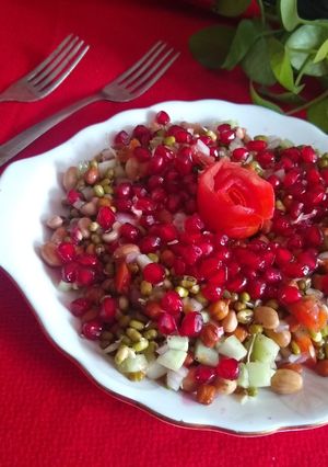 A picture of Sprout salad.