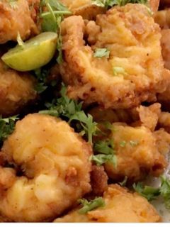 صورة لوصفة طريقة عمل روبيان مقلي بتتبيلة مميزة