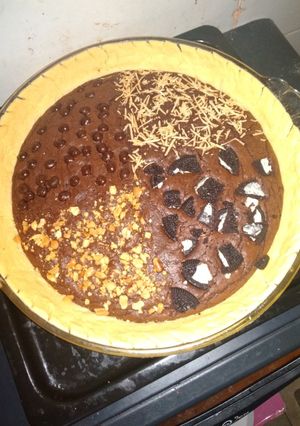 Foto resep Pie chewy brownies shiny crust