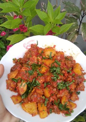 Foto resep Sapi, ayam kentang balado