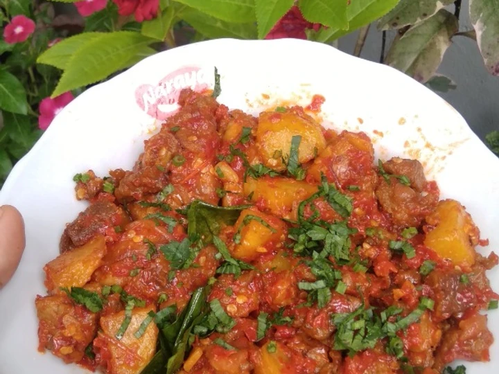 Langkah Gampang Membuat Resep Sapi, ayam kentang balado yang Lezat Sekali
